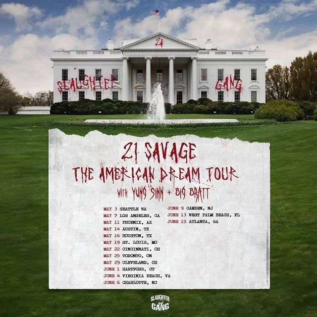 Tour with <a href="/21savage/">Saint Laurent Don</a> 🔥

Slaughter Gang Worldwide 🗡️