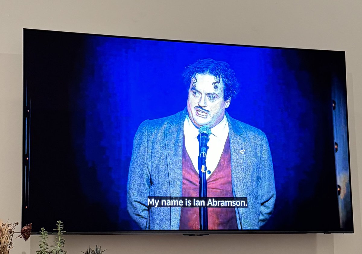 Watching @ianabramson’s comedy special “The Heist”. Ian’s a genius and you can tell from this screengrab he’s not afraid to speak THE TRUTH.