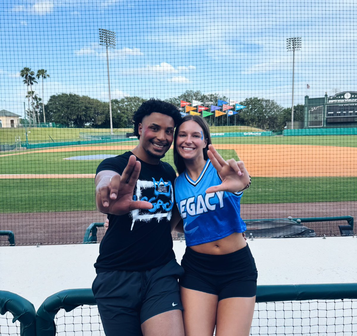 Can’t wait to cheer on our cousins in finals!! 💙

Ps… Nobody escapes the blush monsters 😚