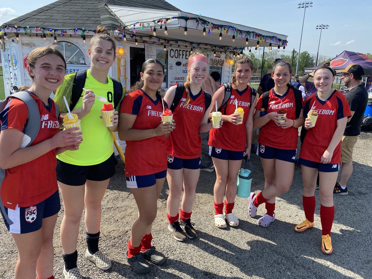 Part of my coaching philosophy is that you’re never too old for Sno-Cones after a win