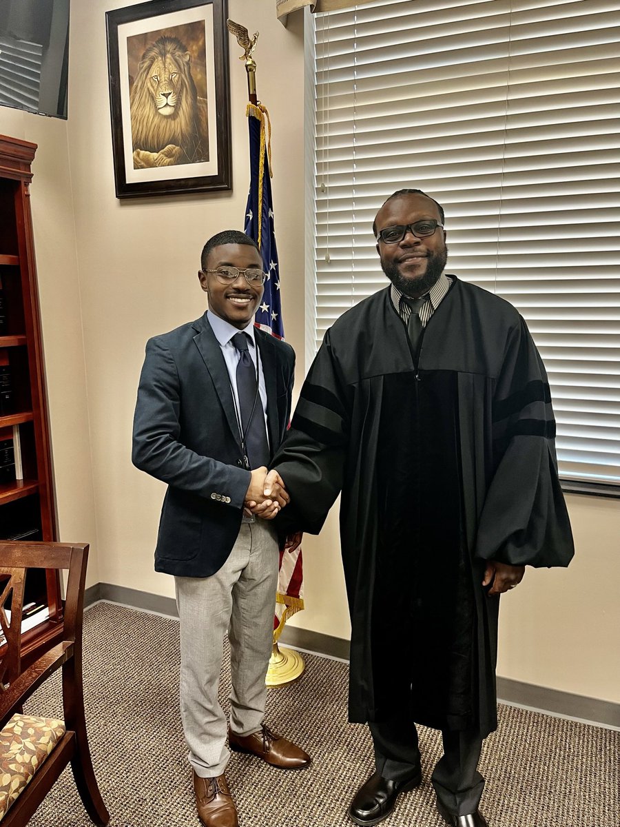 🎉 Congratulations to Lance Harvey, Esq. on passing the #BarExam! As my #LawClerk, soon-to-be #StaffAttorney, I've witnessed your dedication and talent firsthand. Excited to see the impact you'll make in the #Legal profession and beyond. 

#HenryCounty
#JudgeKnights