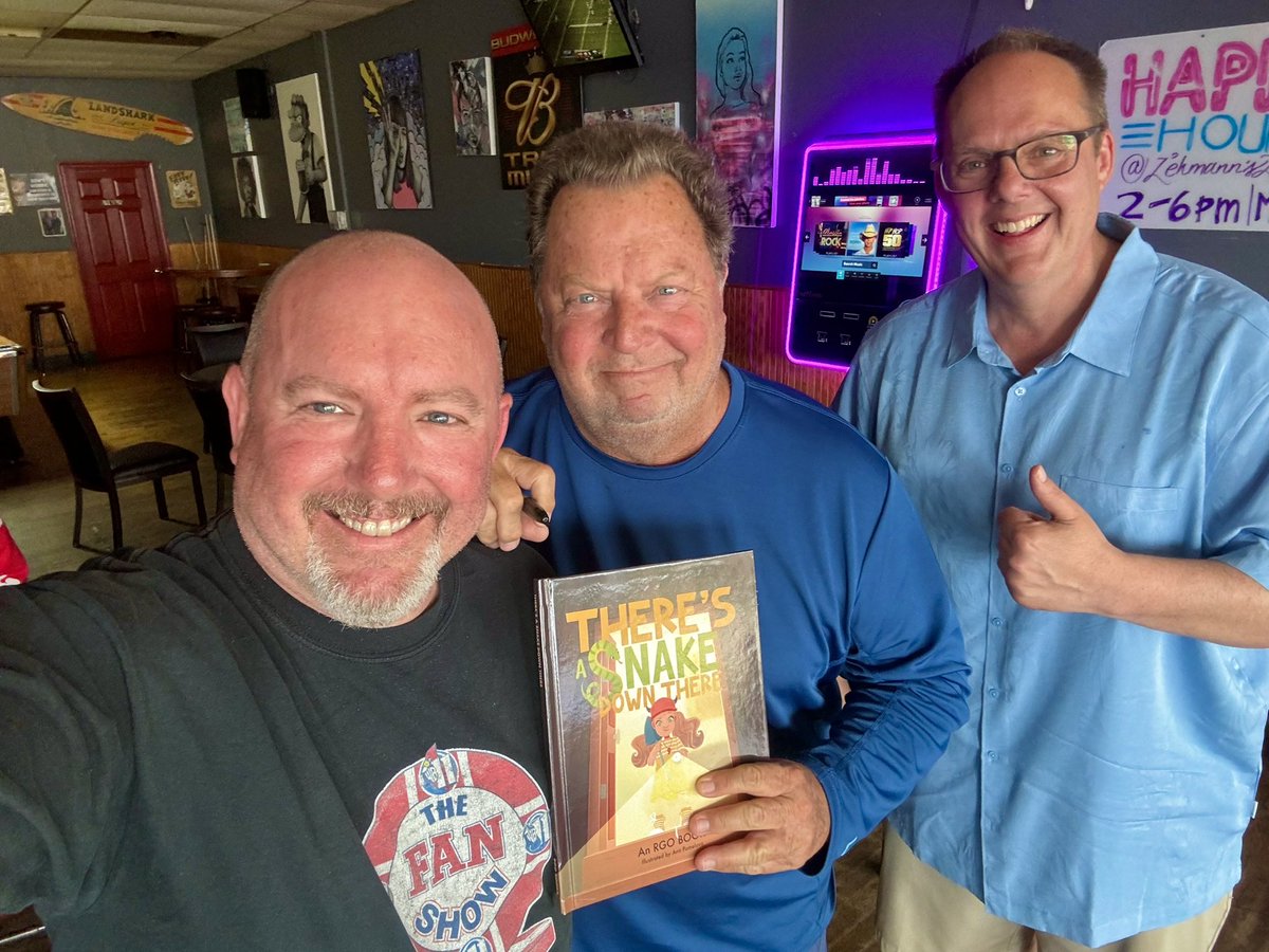 It’s a tradition like no other, #SUMMER 😎Also got my signed copy of <a href="/RichGould11/">Rich Gould</a> ‘s new children’s book “There’s a Snake Down There” and we celebrated <a href="/KPLR11/">KPLR11</a> 65th anniversary(today) #TRADITION #IfYouKnowYouKnow #KPLR #KevinSelfies #OldSchool #HeresToSUMMER