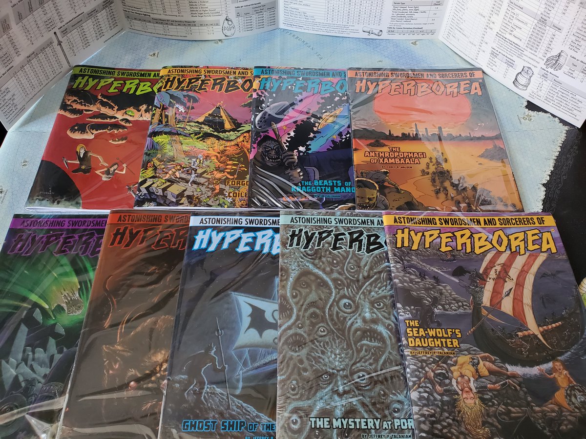 20% off MAY EVE sale still going strong! To save, order some adventures at hyperborea.tv by May 1 using coupon code MAYEVE2024. We probably won't have another sale like this until Black Friday. Thanks for your support! #hyperborea #rpg #ttrpg