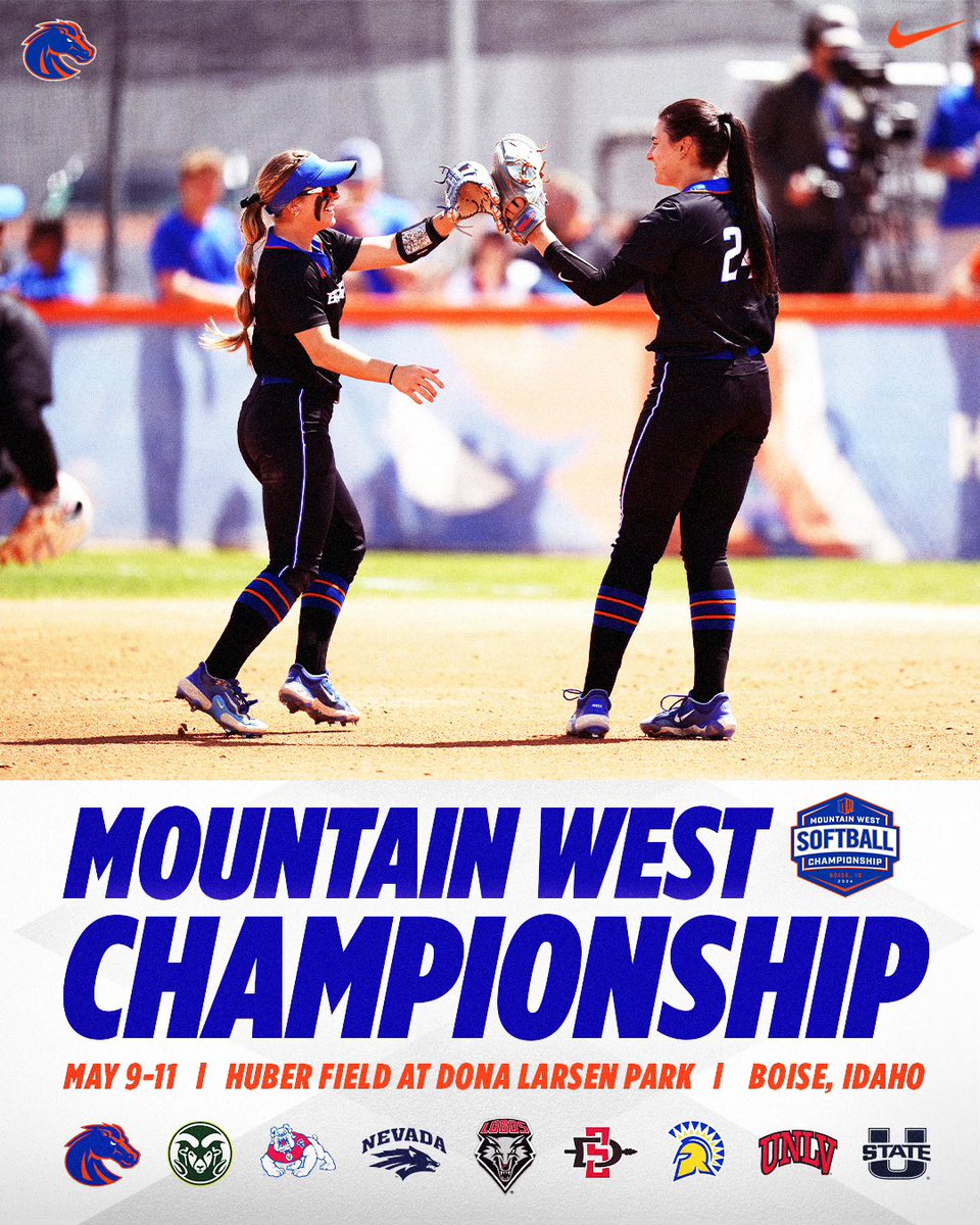 Bronco Softball hosts the @MountainWest Championship and just secured their spot! Get your 🎟️ boi.st/2024MWSBCTix #BleedBlue | #WhatsNext