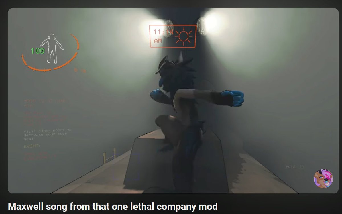 I like how maxwell's votv theme is known as 'lethal company maxwell mod song'