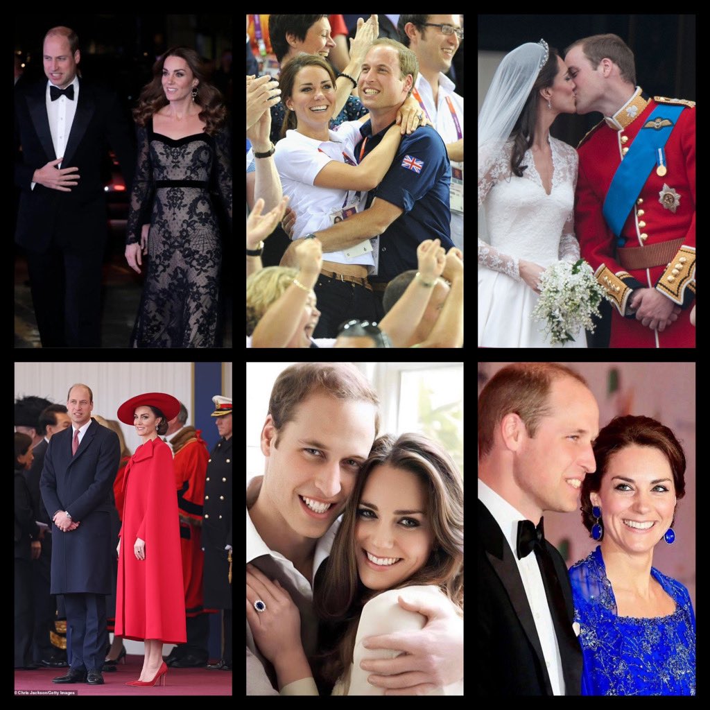 Today is the 13th Wedding Anniversary of Prince William and Princess Catherine I wish for a day of happiness for them they are a beautiful couple ❤️❤️

#PrinceWilliam #PrincessCatherine #PrincessofWales #PrinceandPrincessofWales
#KateMiddleton