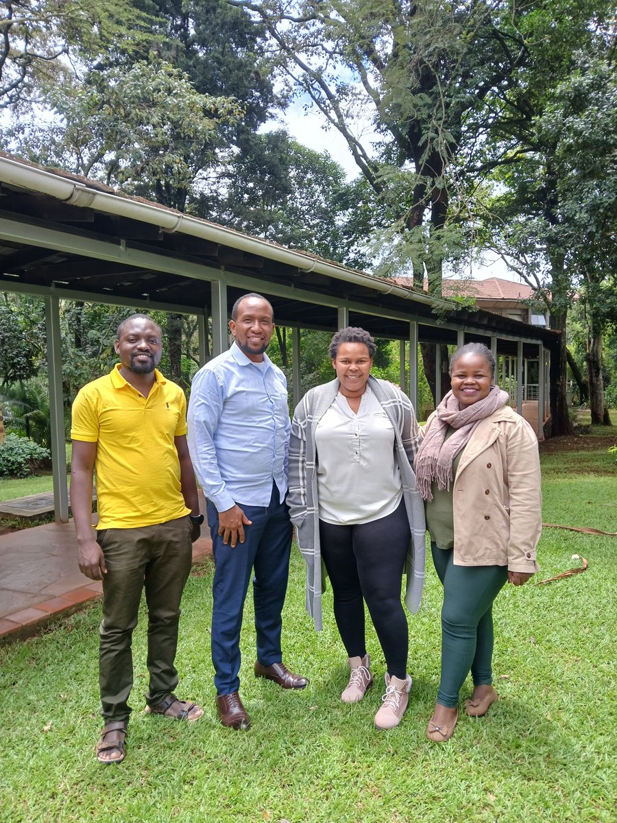 On Friday, @davidnmunene @mukuhi_kamau @MuiaAlphonce and @Thini_Peter met w/h @MsweliSimangele, the Senior Manager, Youth Leadership Program @AWF_Official at their headquarters in Nairobi. The team explored various collabo avenues esp. upcoming CYNESA Laudato Si' Youth Assembly