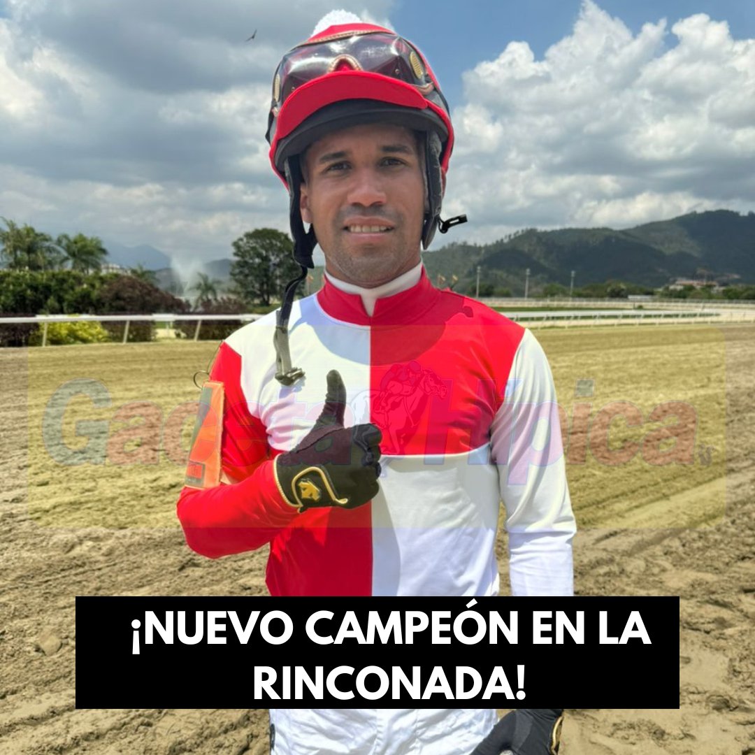 Saluden al nuevo campeón de la estadística de Venezuela: José Alejandro Rivero (@alejandrjockey). 🏇🏽🏆 ✅ El oriundo de Camaguán, estado Guárico, se queda con el primer meeting del año tras conquistar 19 victorias. 💥 Es el tercer aprendiz, de manera consecutiva, que gana un…