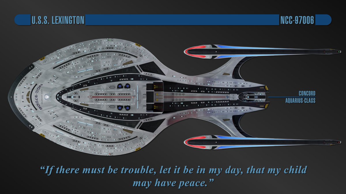 The USS Lexington was one of the first Odysseys launched with a Quantum Slipstream Drive. Her new FTL system saw her deployed to the far side of the Cardassian Republic, where she became the first Federation vessel to ever chart that area of space.