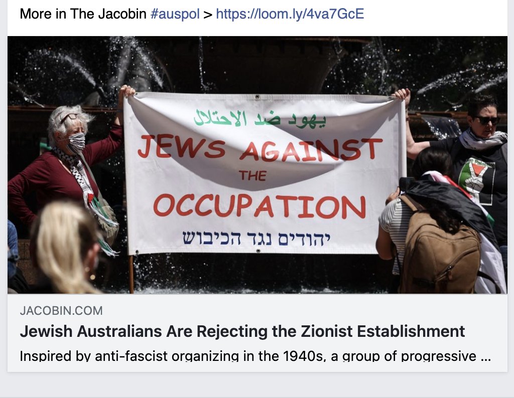 Inspired by anti-fascist organizing in the 1940s, a group of progressive Jewish activists have formed the Jewish Council of Aust. Its goal is to challenge the hegemony of right-wing, Zionist groups that claim to speak for all Jewish Austs #auspol > loom.ly/4va7GcE