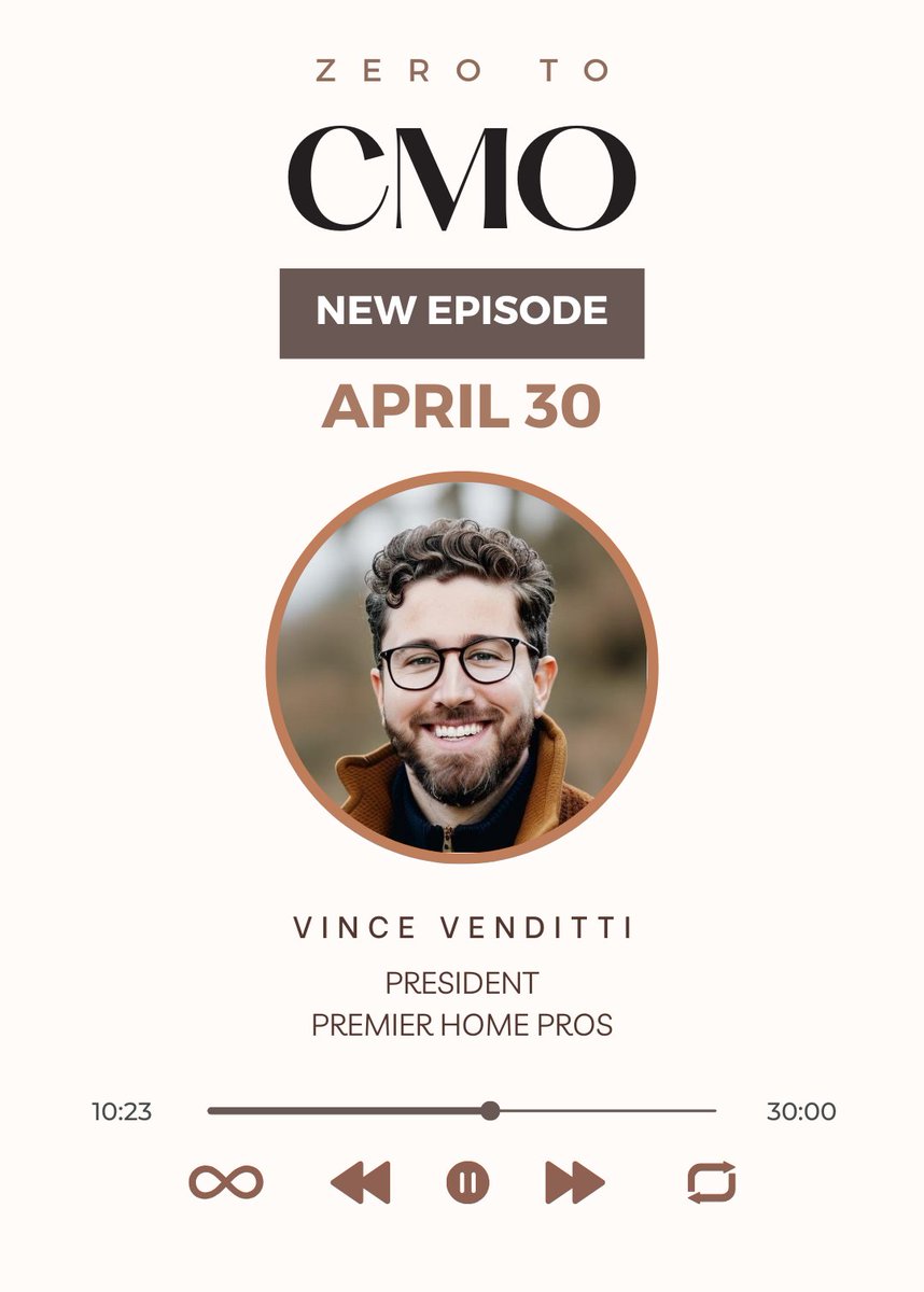 I had the pleasure of interviewing a marketing leader who has helped scale companies from tens of millions into the billions. 

As Vince Venditti explained, the home services market is one of the few industries left that hasn't been taken over by #bigtech. 

The latest episode of