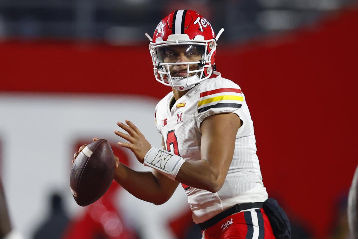 MikeGarafolo's tweet photo. Former Maryland QB Taulia Tagovailoa will participate in the #Seahawks’ rookie camp this coming weekend, source says. Seattle is currently carrying three QBs on the roster, including Chevon Cordeiro, who signed as an undrafted free agent from San Jose State. https://t.co/zJhNJUSGF2