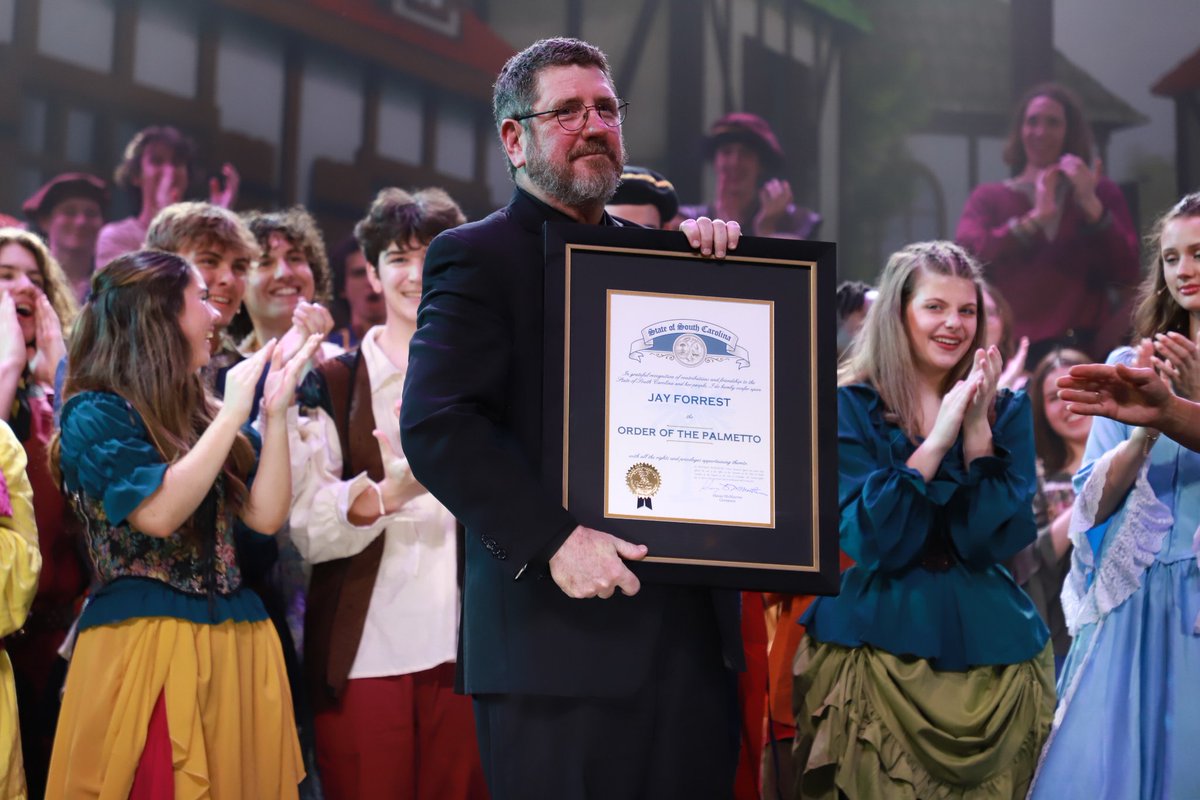 CloverEagles's tweet photo. Congratulations to Mr. Jay Forrest!
Mr. Forrest received the highest civilian award, the Order of the Palmetto, tonight at the close of the Choraliers spring show.
#CSDinAction https://t.co/53yIJOxnTg