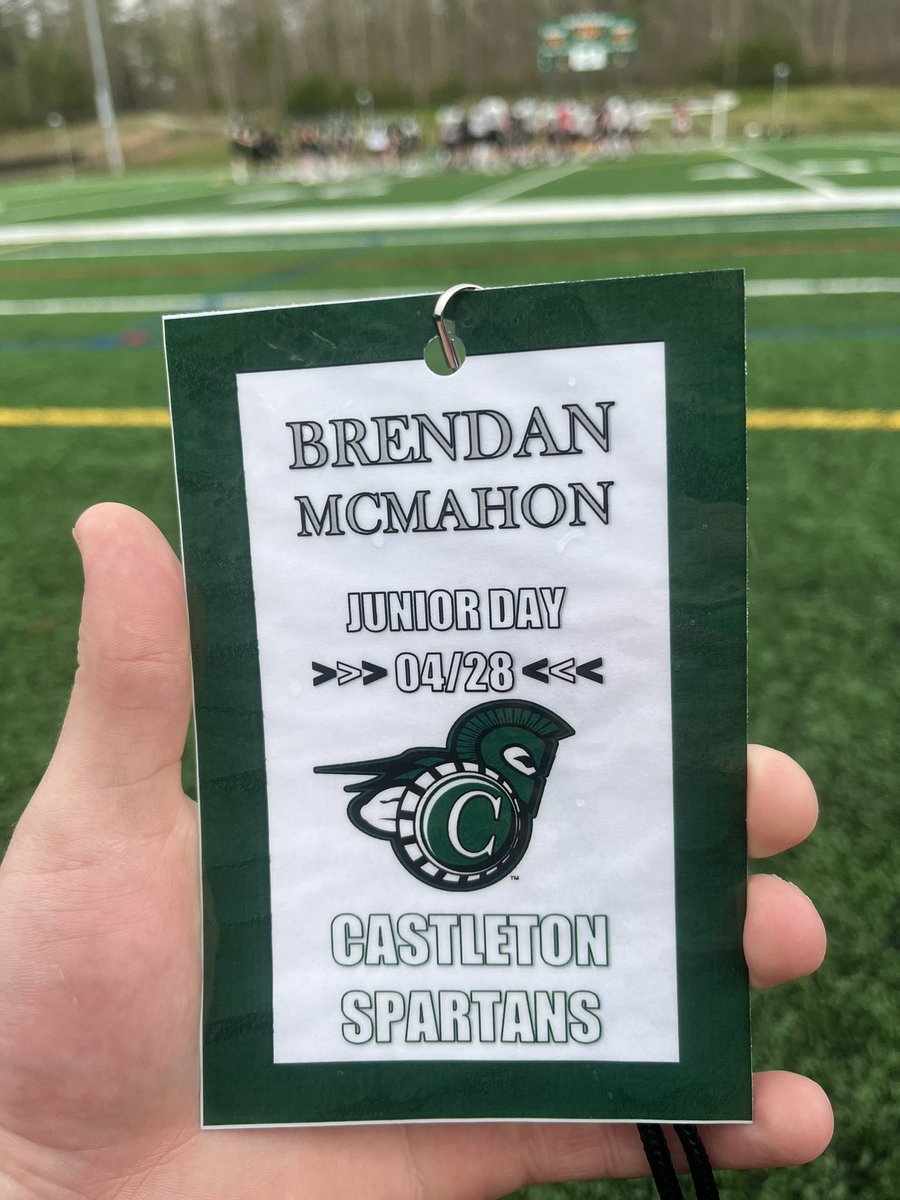 mcmahonbrendan1's tweet image. Had a great time in Vermont today @CastletonFB Beautiful campus and high energy practice