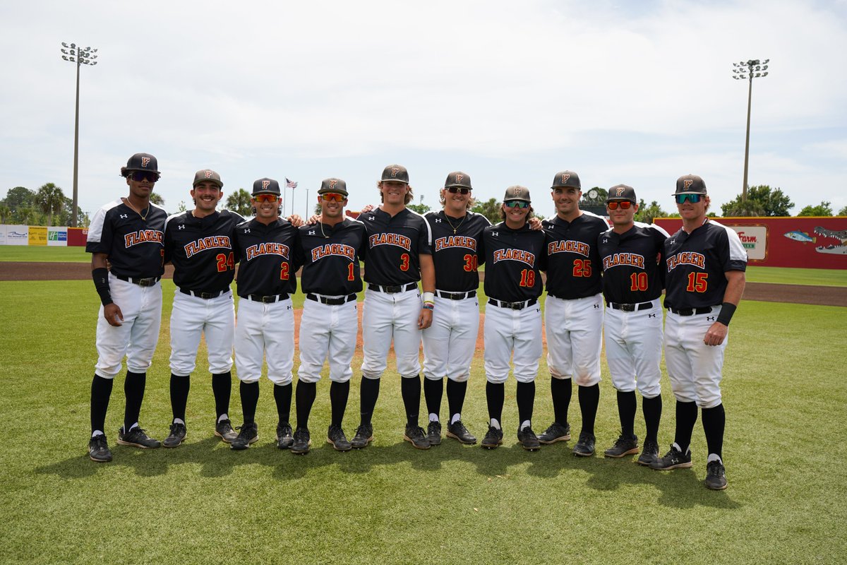Wishing our guys a Happy Senior Day💛 Thanks for the memories🫶 #GoSaints | @Flagler_BSB