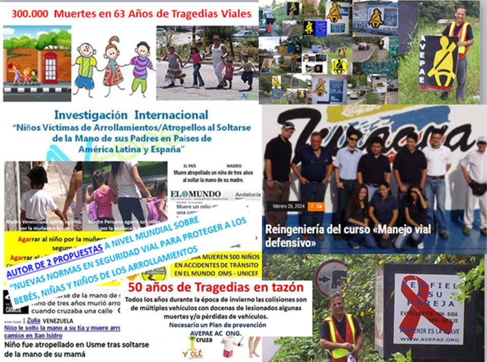 51 Años dedicados a la Prevención de Accidentes de Tránsito en Venezuela. Catálogo Más de 50 Investigaciones y Grandes Actividades, otras. VER avepae.site/toda-una-vida-…