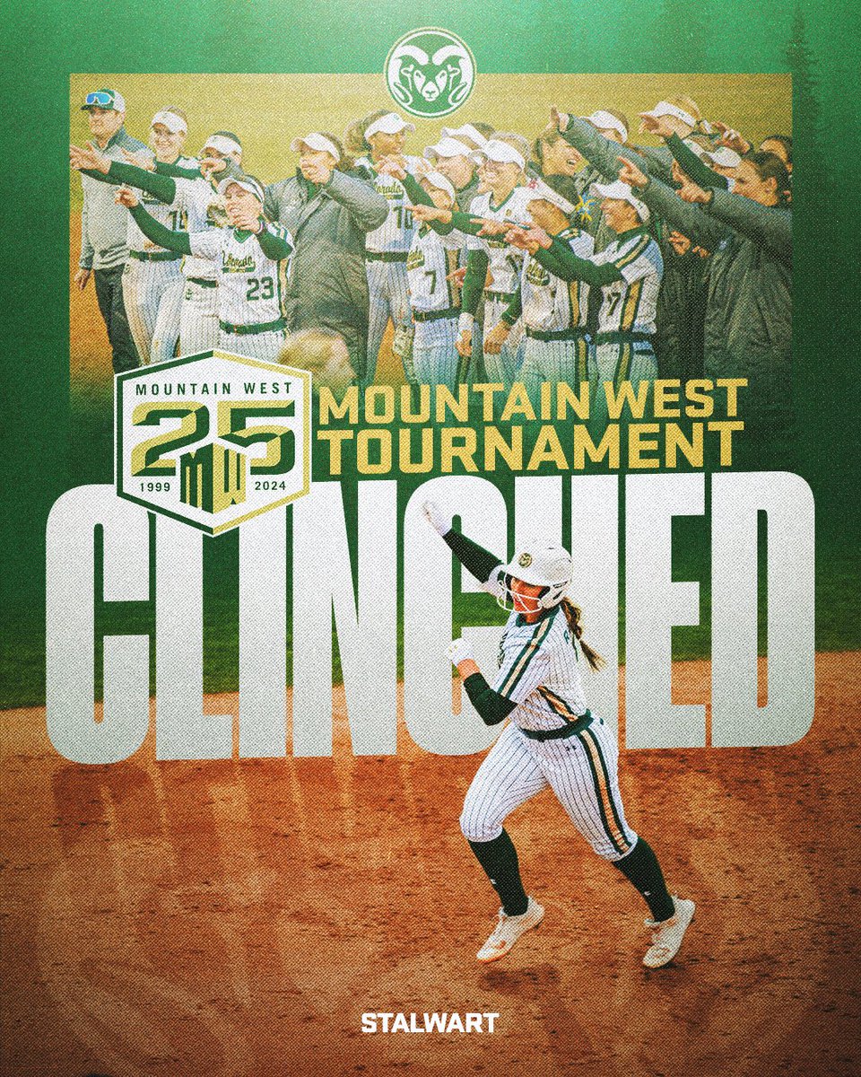 𝗪𝗲'𝗿𝗲 𝗜𝗻! 🐏 See you in Boise for the Mountain West Tournament May 9-11! #Stalwart x #CSURams
