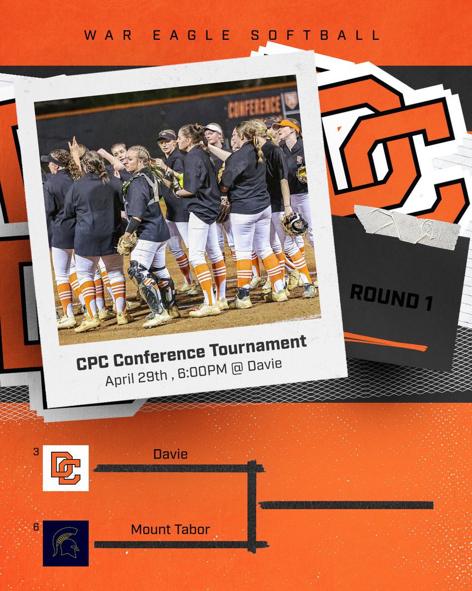_DCHSoftball's tweet photo. Come join us tomorrow as the CPC Conference Tournament kicks off!!! https://t.co/xD10EqKHnv