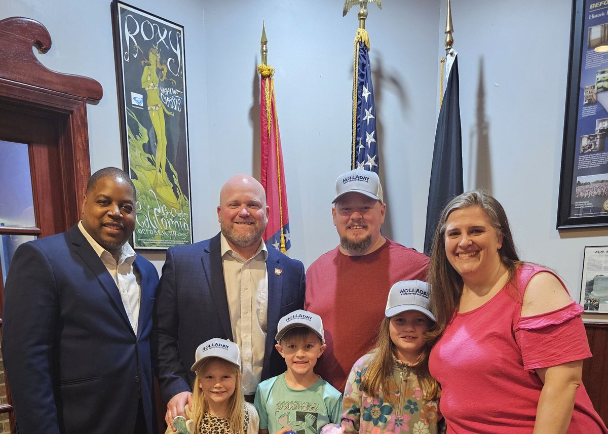 It was a pleasure meeting <a href="/JonesForAR/">Chris Jones</a> at <a href="/HolladayforAR/">Alex Holladay for Arkansas</a> Campaign Kickoff. 

Alex is an advocate of limited government and a champion of public education.  Residents of Arkansas need a voice like Alex to represent us as a state representative.