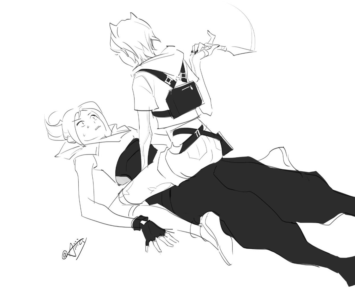 4957316's tweet photo. #jett #clove #ValorantArt ... https://t.co/5Jk40NnaKg