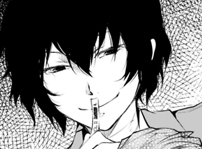 a few years difference between these two but u can see the same diabolical look in dazai's eyes
