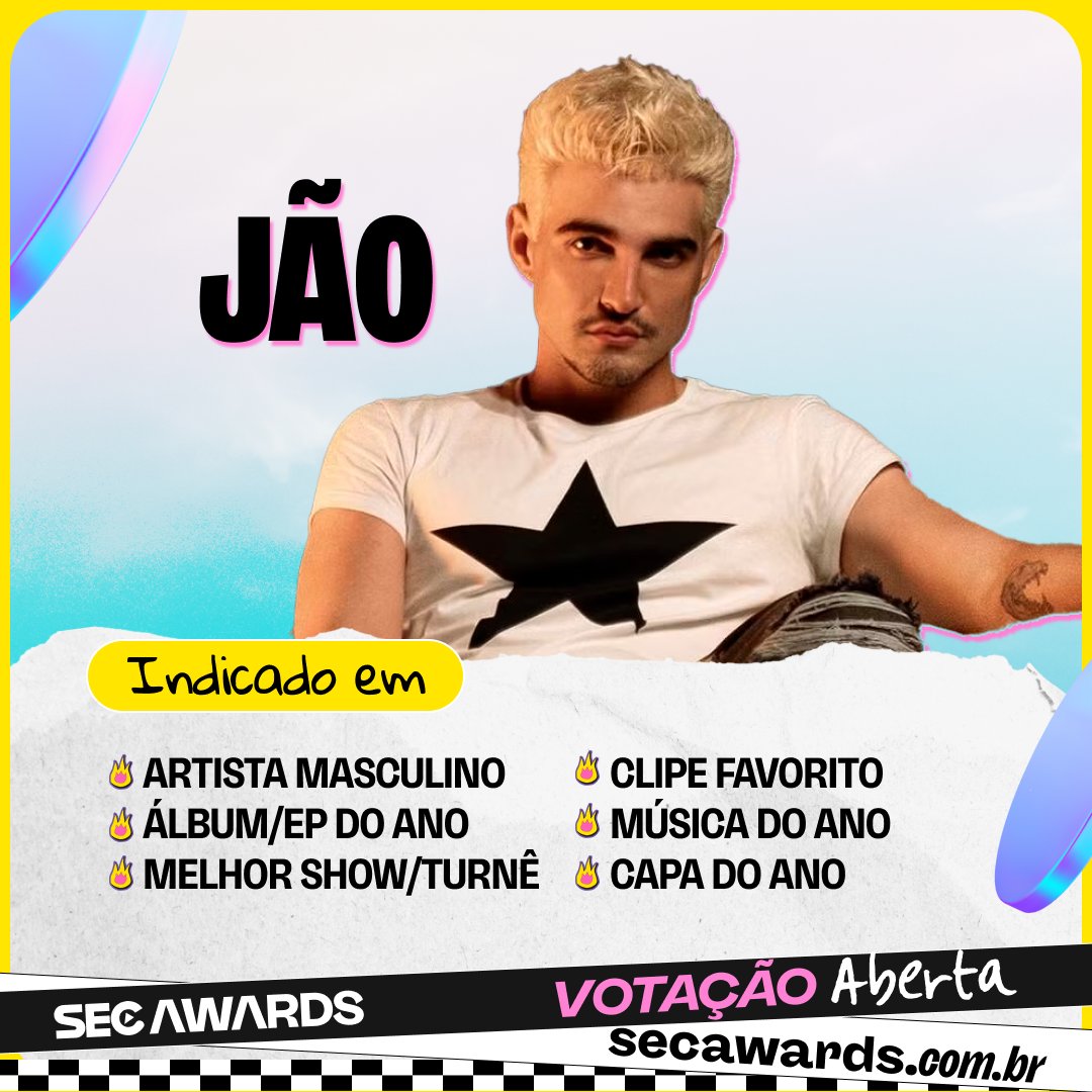 .@jaoromania está indicado em seis categorias no #SECAwards 2024! 🎤 Vote agora! secawards.com.br