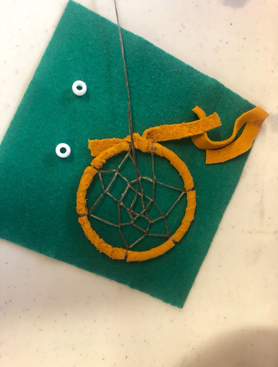 We will be closed from 1:00 - 4:30 pm on Monday, April 29th for staff training. We are unable to accept any donations during this time. @cmha_tv #ldnont Pictured here: dream catcher in the making —workshop facilitated by women from Deshkan Ziibi Indigenous Women's Association.