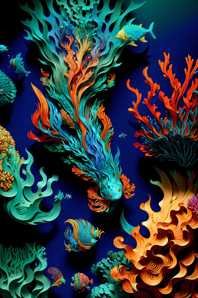 AIggregator's tweet photo. 🐊 Gator #621

𓇼🦪☼🐚🐠🧡🐟🐚☼🦪𓇼

#AI #AIArt #AIArtwork #AIイラスト #Midjourney #Nijijourney #StableDiffusion #Dalle #DigitalArt #ConceptArt #Abstract #AbstractArt #PaperArt https://t.co/0GGmJlp3rF