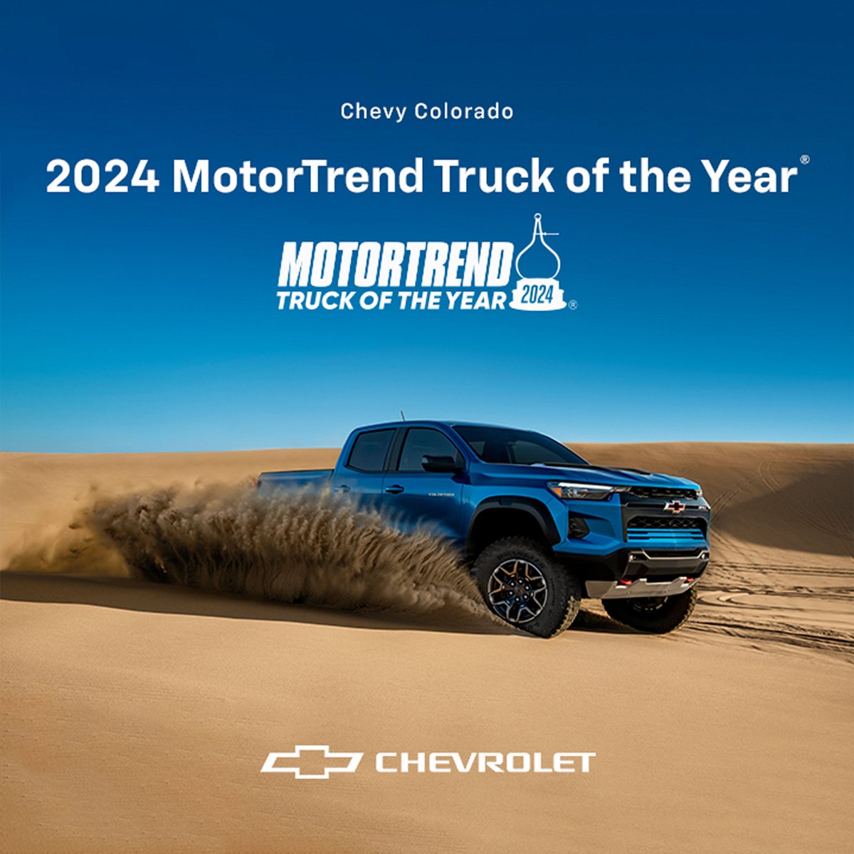 The Chevy Colorado - 2024 MotorTrend Truck of the Year!