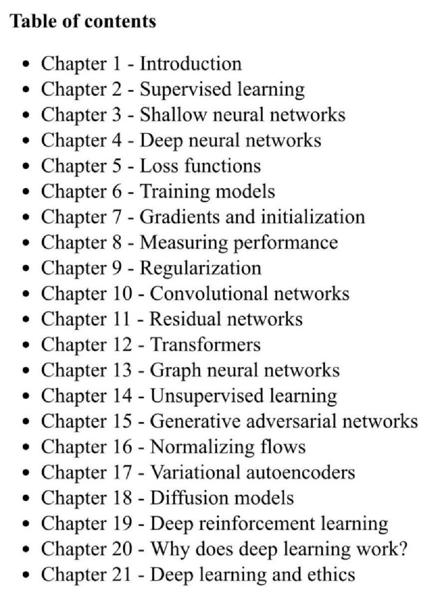 [Download 541-page PDF eBook] Understanding #DeepLearning: udlbook.github.io/udlbook/ by @SimonPrinceAI
—————
#BigData #DataScience #AI #ML #MachineLearning #NeuralNetworks #ReinforcementLearning #NLProc #ComputerVision #Algorithms #DataScientists #Mathematics