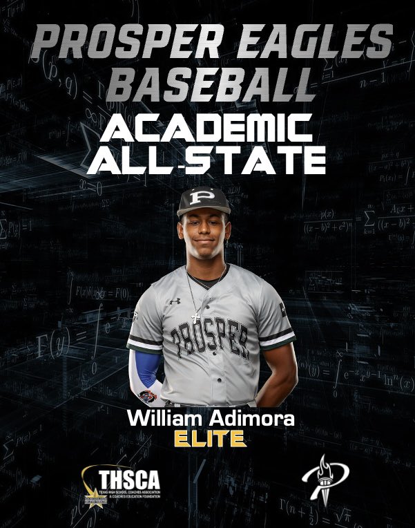 ThePHSBaseball's tweet image. Congratulations to William Adimora for being recognized as a THSCA Academic All-State recipient for 2023-2024. To be recognized as a member of the ELITE team is no small feat, and our program is very proud. We wish William the best at Cornell University this fall.
 
#UncommonMen