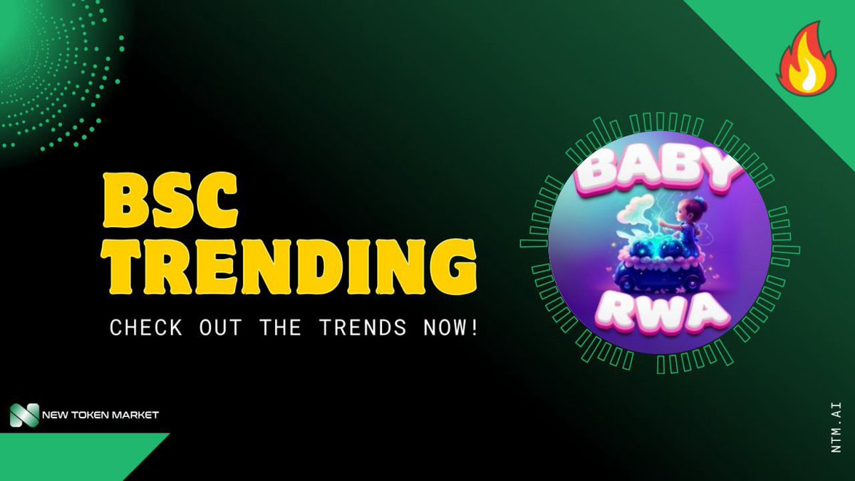 babyrwa's tweet photo. π₯π₯ We are in the BSC Trending of @listingntm!
ππ Check: https://t.co/FfOiAxobeK
π‘ #BabyRWA CA: 0x4a8049c015ae1c6665fc9e49f053458ae3a102d0
#TRENDING #bnbchain #bnb #binance #Elonmusk #memecoin #crypto #mexc #bitget #bitmart https://t.co/sF2ZxTYsWe