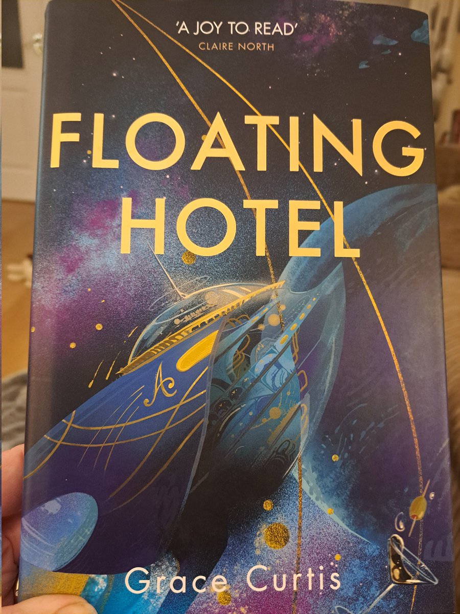 TeresaKnight2's tweet photo. Now this is delightful, a space hotel with a myriad of characters but the joy for me was the found family element that this hotel represents for staff and guests alike..oh but be wary of staying too long in the honeymoon suite! @GracinhaWrites @hodderscape #booksof24 https://t.co/esHiXHNDkV