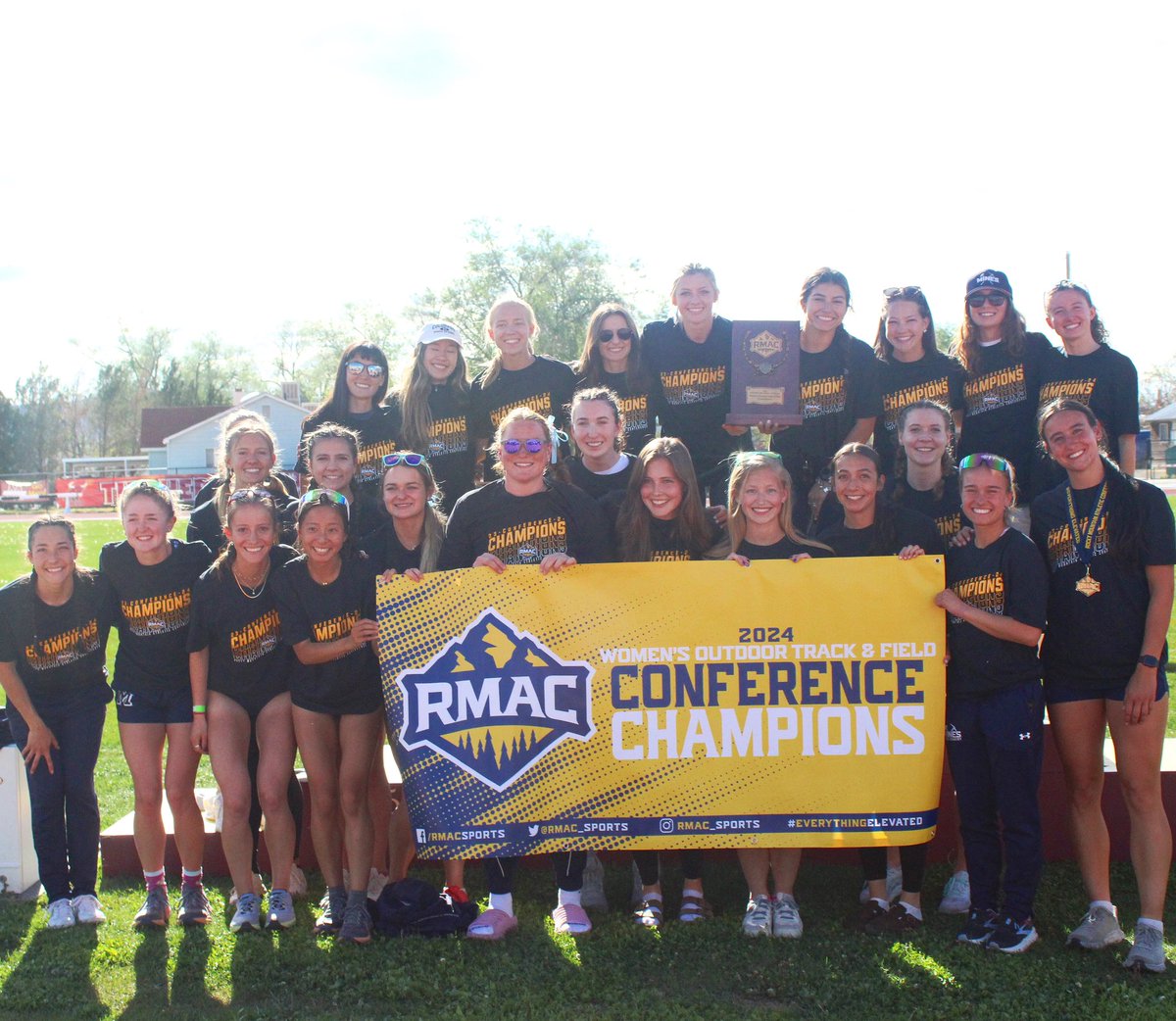 CSMtrack's tweet photo. 𝗥𝗠𝗔𝗖 𝗖𝗛𝗔𝗠𝗣𝗦!

For the first time in program history, the Oredigger women are RMAC Outdoor champions!

#HelluvaEngineer⚒ https://t.co/zoOafThpXq