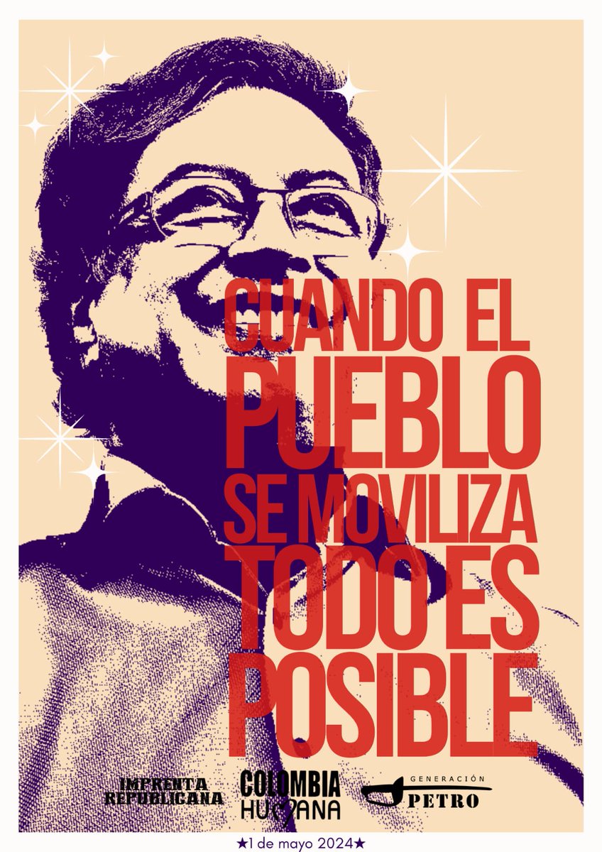 royberdf's tweet photo. Yo acompaño a @petrogustavo El 1⁰ de Mayo. Lo hago por #Colombia por #ElCambio #LasReformas  Nos vemos en las Calles de Colombia. https://t.co/nGPQt3Fnbm