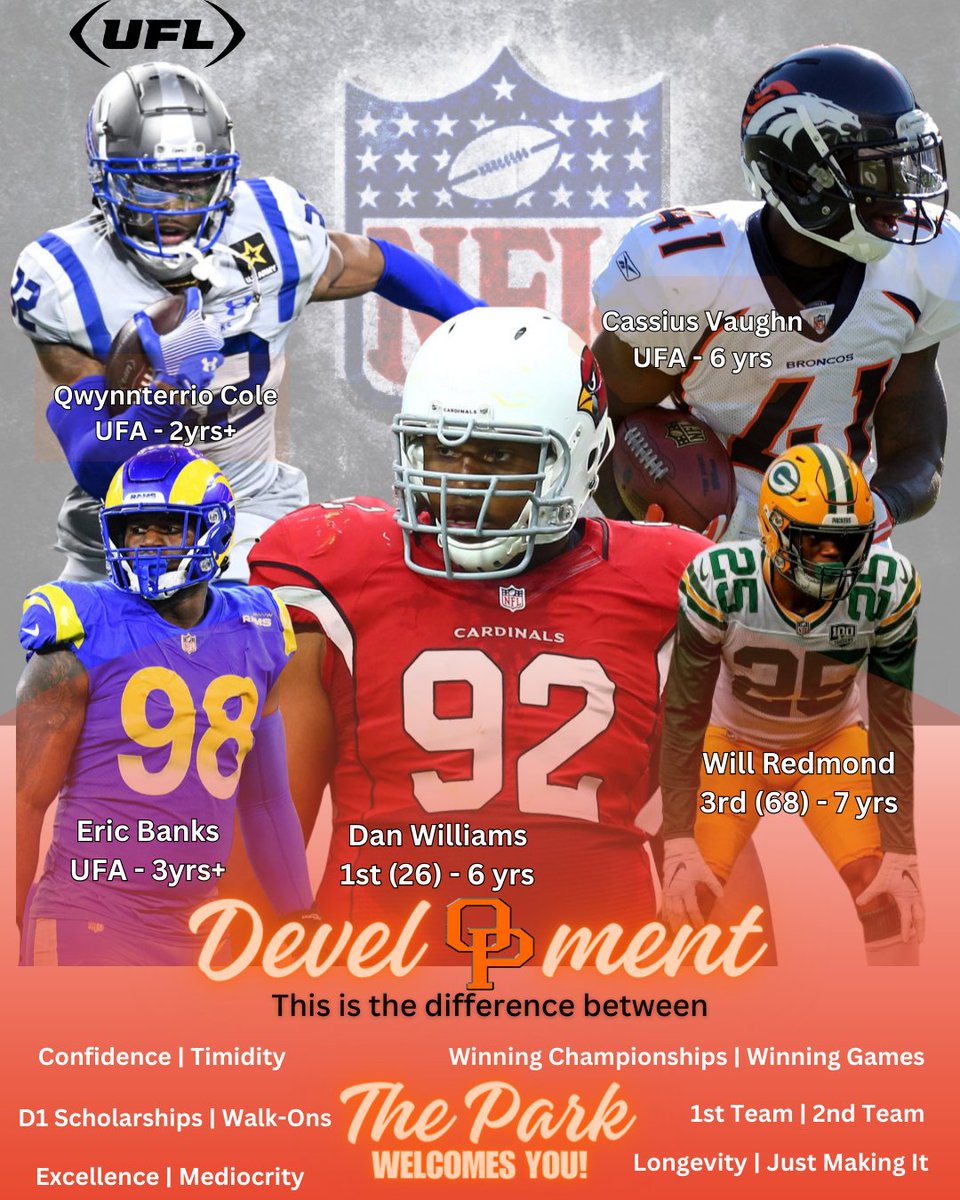 DevelOPment is the key to being the best you can be. OPtimize your talent. Don’t allow a great OPportunity pass you by. Be OPen to change. <a href="/TariqueBarnes/">Rique</a> #UpNext #TheParkWelcomesYou