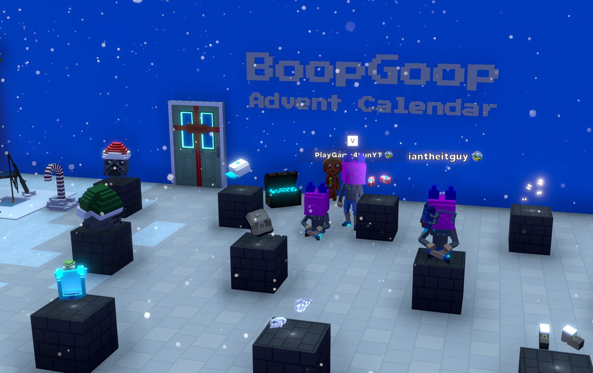 Head over to the BoopGoop Hub, complete the quiz and share a pic with the Nina head 🐾

The First 25 will each get 100 $BG
- Post screenshot below
(Must show username in top left) 
- Include wallet address

Play now - sandbox.game/en/experiences…

Spend $BG - thefriendchies.com/marketplace