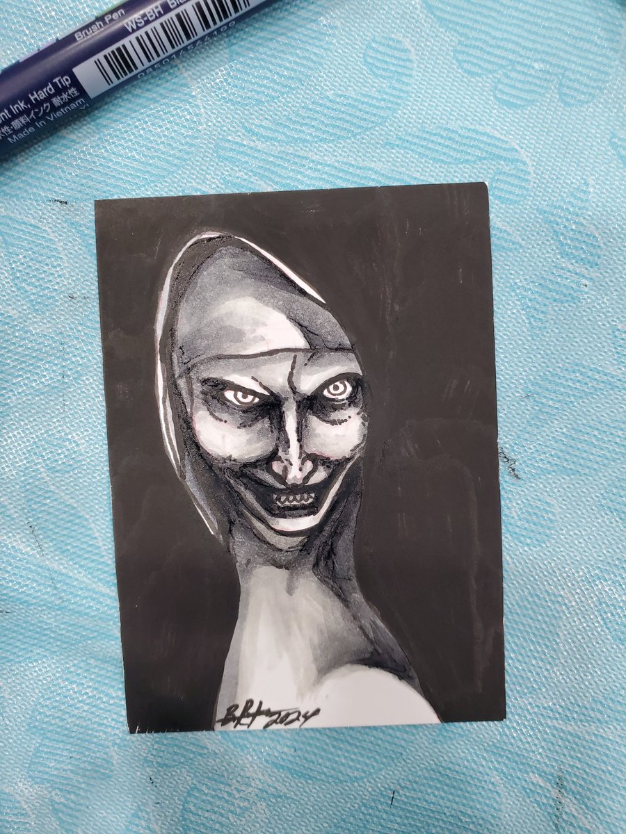 Valak sketch card from today
#valak #theconjuring #thenun