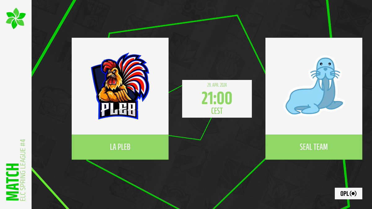 Baba (@babatvtwitch) on Twitter photo 📢GAME DAY!
<a href="/ELC_EsportsR6/">Euro League&Cup</a> Continue! Au programme ce soir:
Championship:
⚔️ <a href="/ZS_SQUAD/">Z-SQUAD</a> 🆚 <a href="/Monta_Club/">Monta Club</a>
🕑 20h00
Suivi de:
Advanced B
⚔️#PLEB 🆚 #SEALTEAM
🕑 21h00
Les deux matchs sur la même chaine!
📽️twitch.tv/vaevictis_espo…
GLHF aux équipes! Soyez aux rendez vous!! 📢GAME DAY!
<a href="/ELC_EsportsR6/">Euro League&Cup</a> Continue! Au programme ce soir:
Championship:
⚔️ <a href="/ZS_SQUAD/">Z-SQUAD</a> 🆚 <a href="/Monta_Club/">Monta Club</a>
🕑 20h00
Suivi de:
Advanced B
⚔️#PLEB 🆚 #SEALTEAM
🕑 21h00
Les deux matchs sur la même chaine!
📽️twitch.tv/vaevictis_espo…
GLHF aux équipes! Soyez aux rendez vous!!