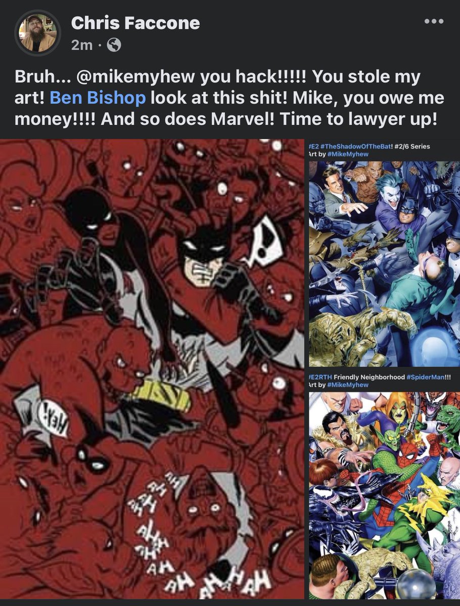 SavageConquest's tweet photo. @Marvel @DCOfficial you both published stolen art! https://t.co/sFEAZ3pbiE