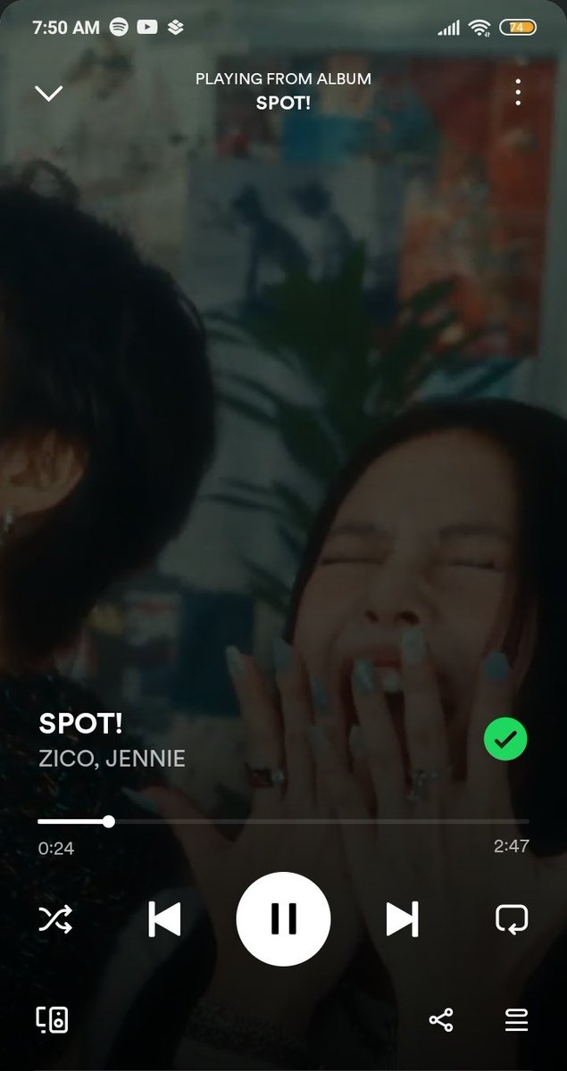 Let's go stream SPOT feat JENNIE 

SPOT OUT NOW
#SPOTWITHJENNIE