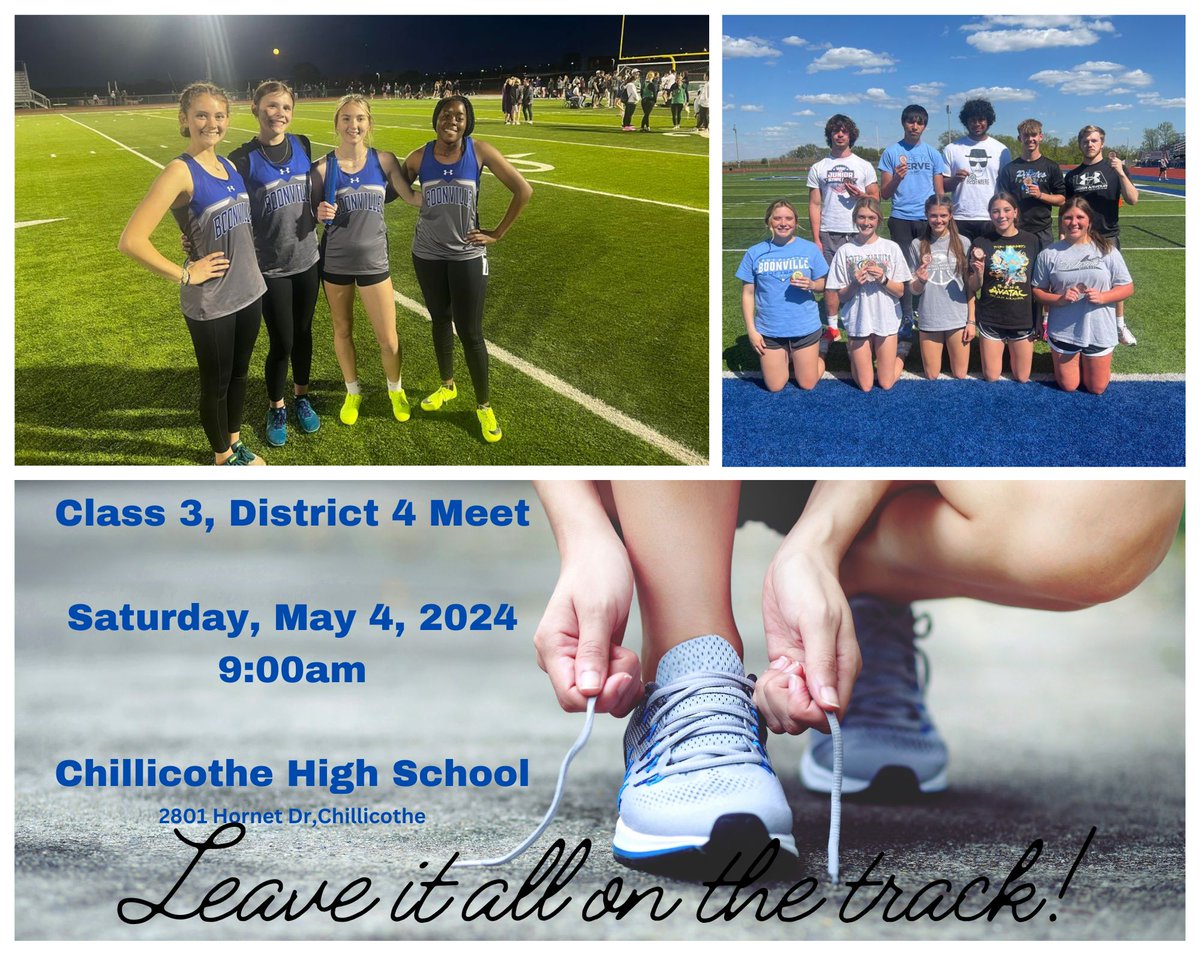 boonvillepirat1's tweet photo. 👟☠💙 Leave it all on the track tomorrow, Pirates!  Good luck at the District Meet! 💙☠👟

📸 Coach Baker

#BeGreat #GoBigBlue #boysinblue #ladypirates #GetLoudBeProud #onceapiratealwaysapirate #boonvillepirateboosterclub https://t.co/oFHnYBme8b