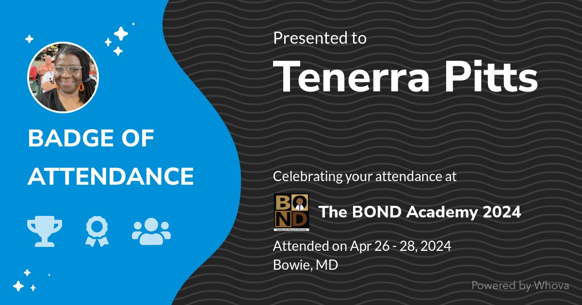 🎉 Just had an incredible experience attending The BOND Academy 2024! 🎉 @bondeducators #BONDAcademy - via #Whova event app
