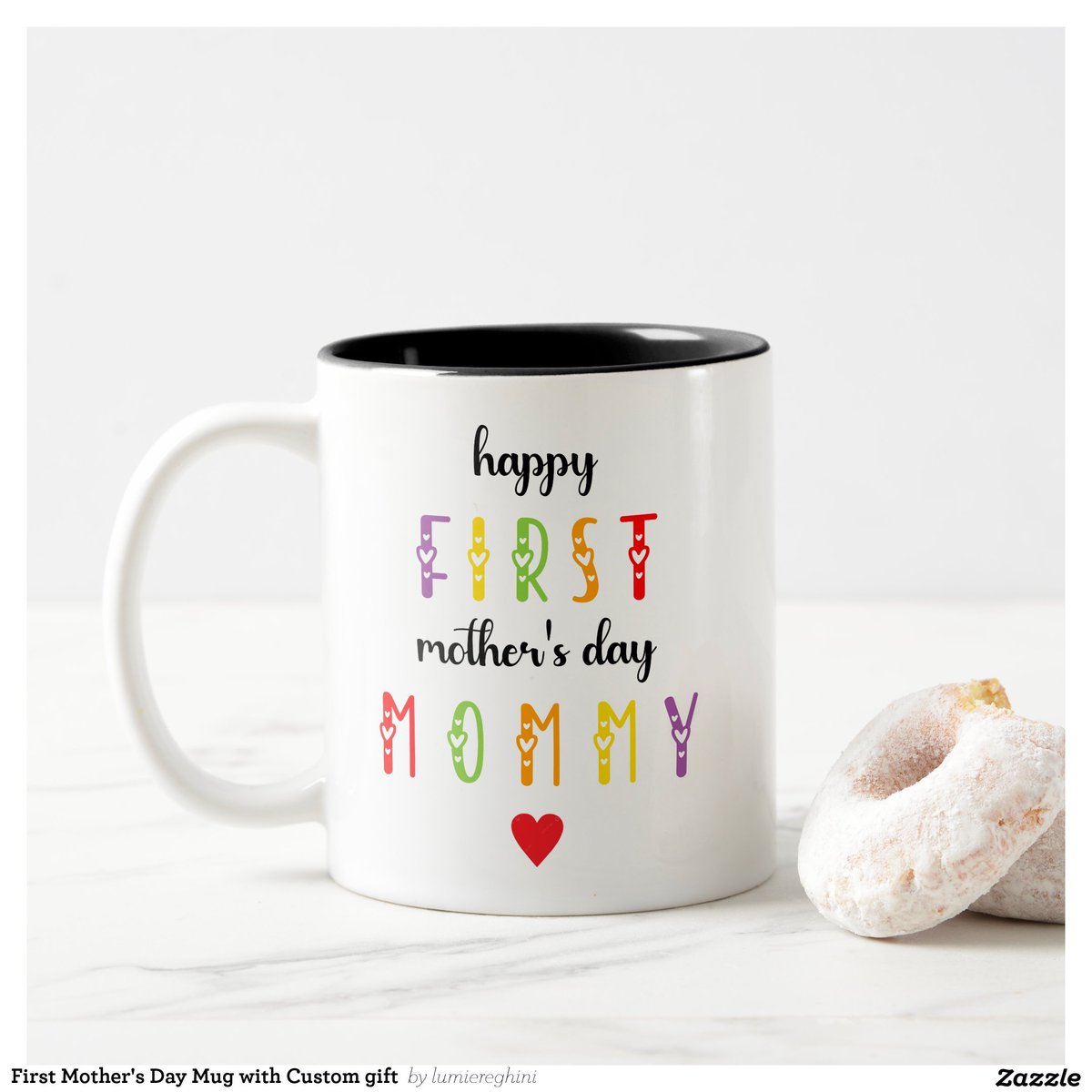 ☕️ Sip in style this Mother's Day! ☕️
🙏🥐
 Customize our heartwarming mug with your own photo and message for Mom. A perfect keepsake she'll treasure forever. Order now! #CustomMug #PersonalizedGift #HeartfeltMotherDay

zazzle.com/z/al094c7u?rf=…