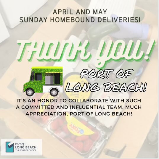 A quick shout out to the Port of Long Beach for being such an amazing sponsor! They help make our Homebound deliveries possible! 

#thankyou #portoflongbeach #longbeachcommunitytable #lbct #community