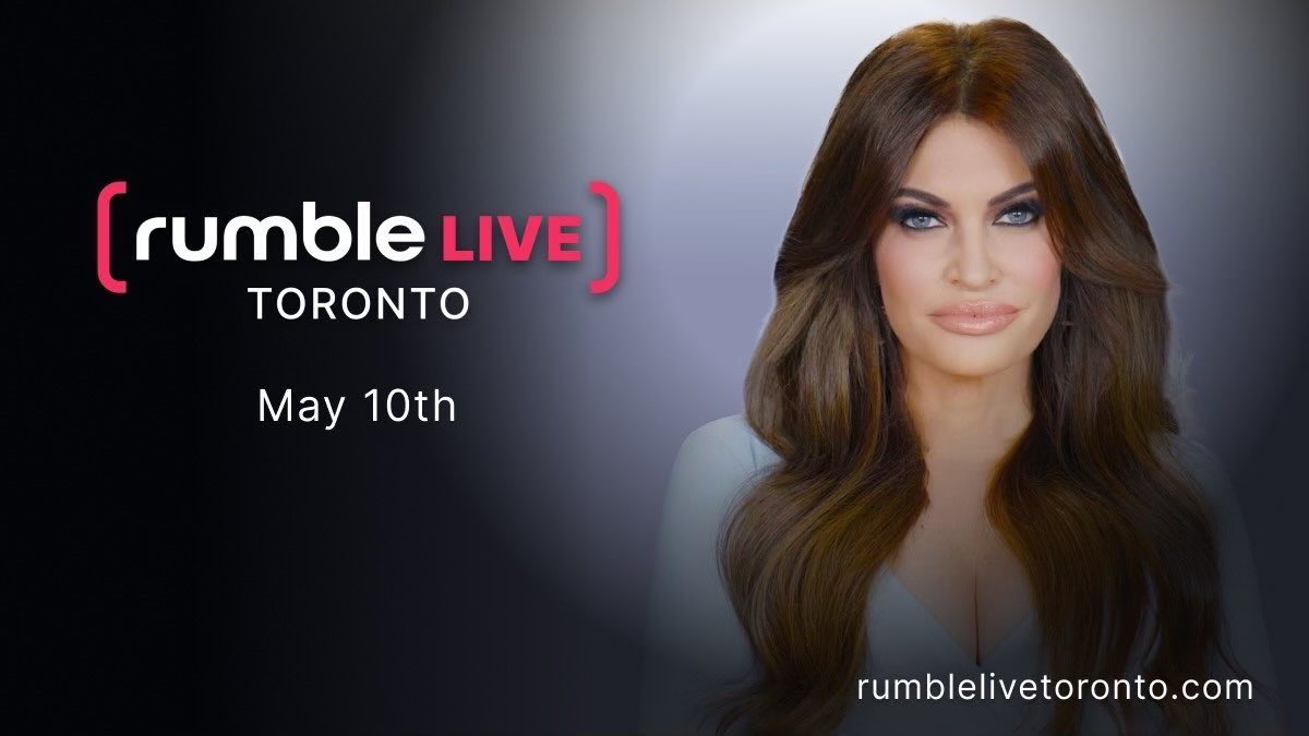 Rumble Live is proud to announce that @kimguilfoyle will be joining us in Toronto on May 10th to livestream the Kimberly Guilfoyle Show