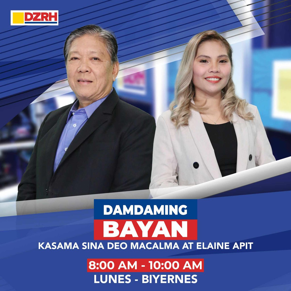 Narito na ang tambalang pinapakinggan ang isyu ng bayan at pinupulsuhan ang mamamayan! Samahan sina Lakay @deomacalmaRH at Sister L @elaineapit sa #DamdamingBayan!

Tuloy-tuloy sa pagbabalita
Tuloy-tuloy sa serbisyo
#SamaSamaTayoPilipino

LIVE: fb.watch/rKDfryCwkQ/