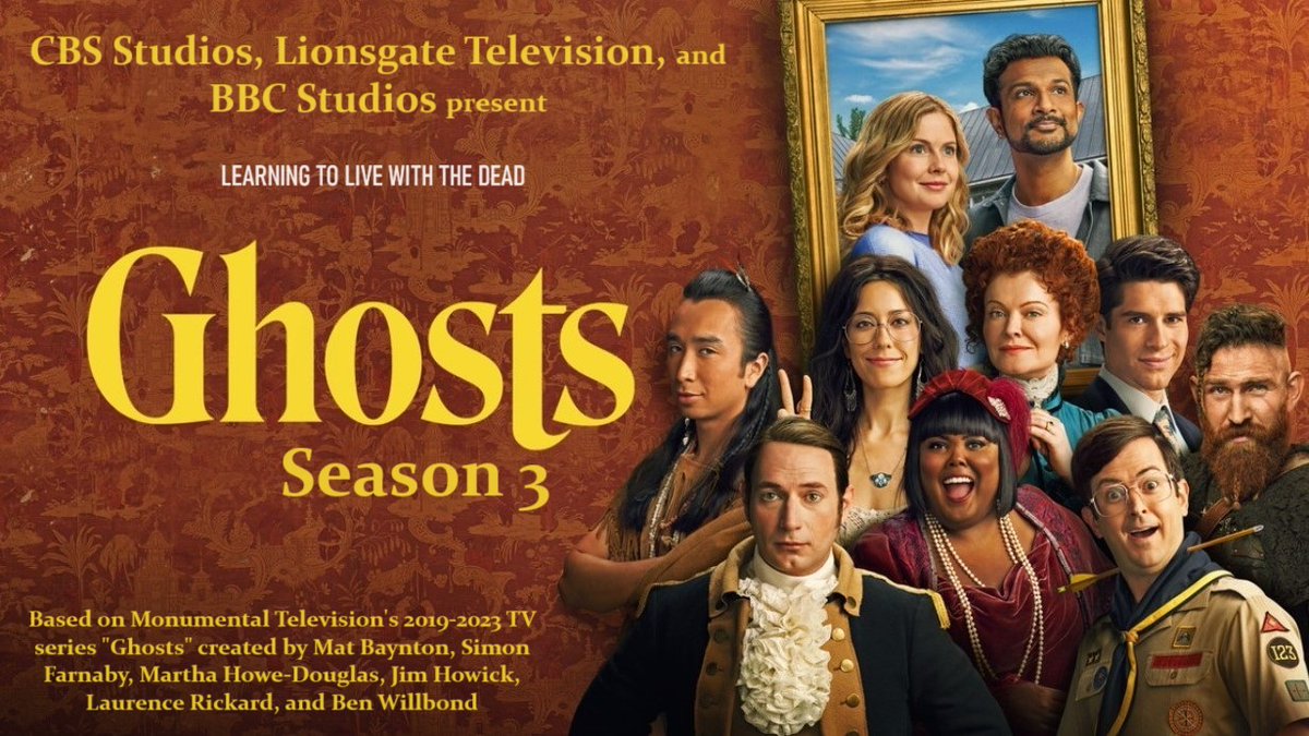 Watching @GhostsCBS (@CBSTVStudios, @LionsgateTV, and @BBCStudios). New Episode - The Traveling Agent (S03E09) #Ghosts #GhostsCBS #CBSStudios #CBSEntertainmentGroup @ParamountCo #LionsgateTV @Lionsgate #BBCStudios @BBC