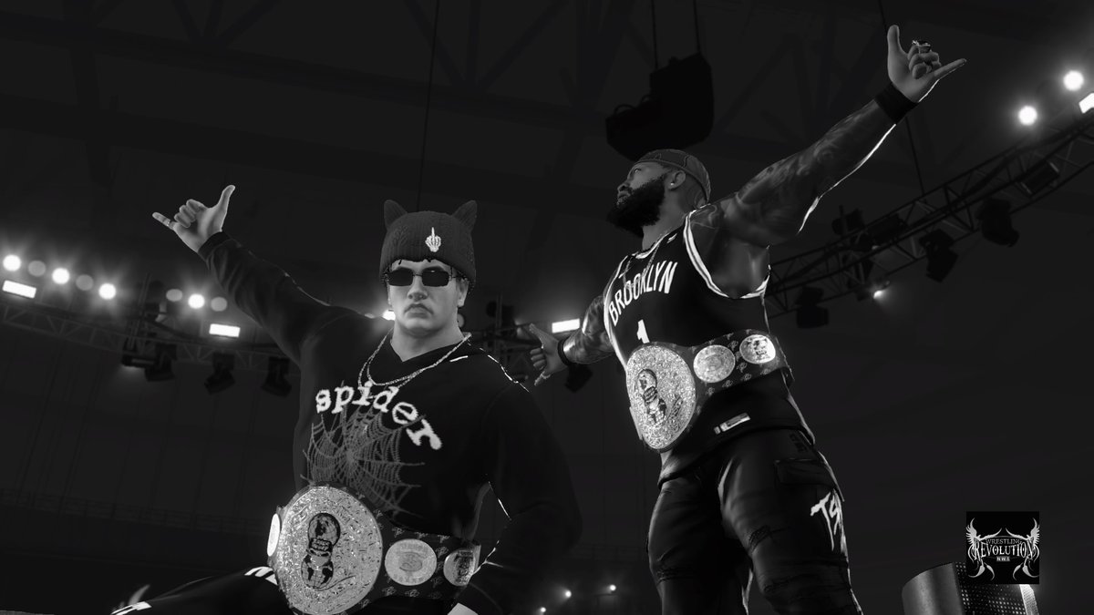 These Two have Held down the Tag Division ever since Claiming the Gold. 

Can they make their Name as the LONGEST REIGNING Tag Team Champions???

The Wrestling Revolution World Tag Team Champions. 🏆

Jarin Perez and Kora Desmo:
Terror Squad. 
#WWE2K24 #WrestlingRevolution #EFED
