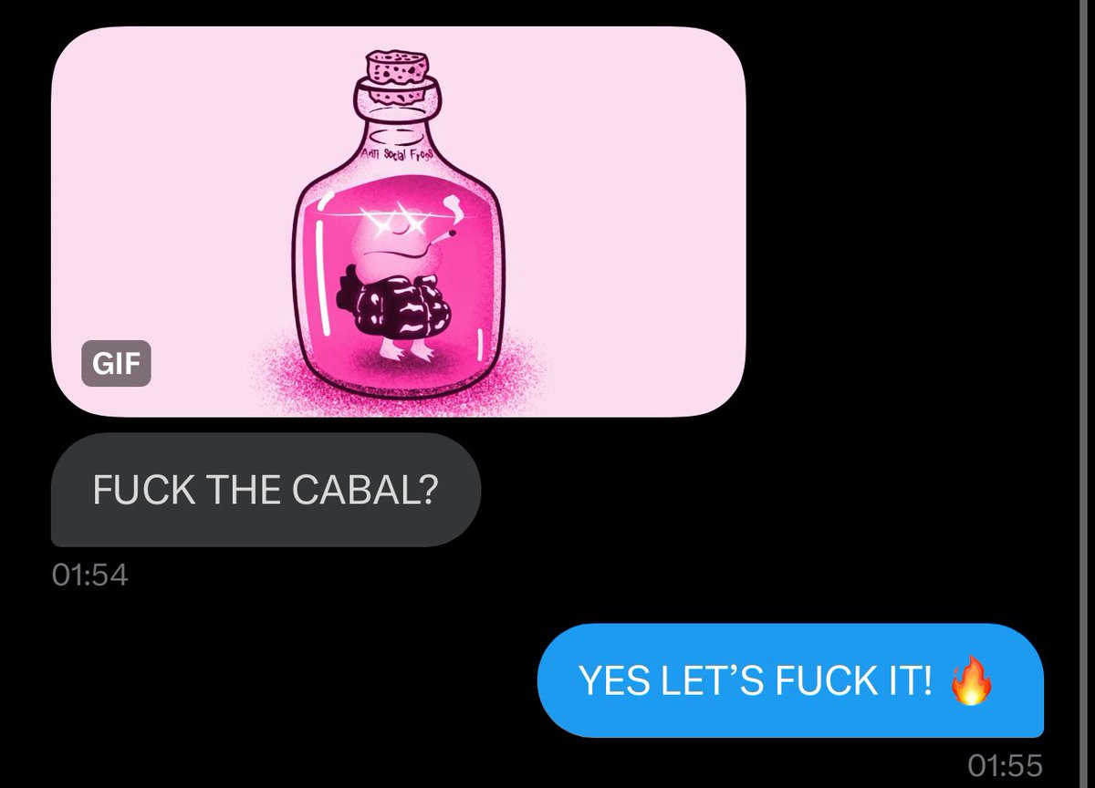 LET’S GOO FUCK THE CABAL! 🔥 <a href="/AntiSocialFrogs/">Anti Social Frogs</a>